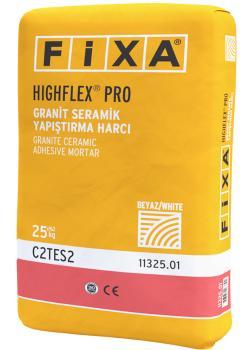 Fixa HIGHFLEX PRO Granit Seramik Yapıştırma Harcı (Beyaz) 25 kg
