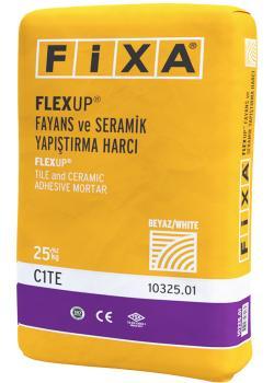 Fixa FLEXUP Fayans ve Seramik Yapıştırma Harcı (Beyaz) 25 kg