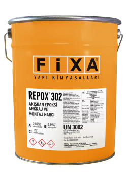 Fixa REPOX 302 Akışkan Epoksi Ankraj ve Montaj Harcı 15 kg Set