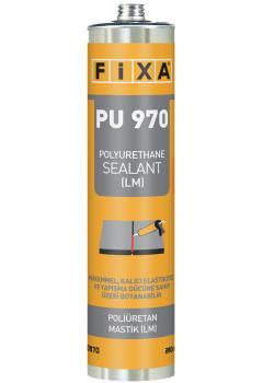 Fixa PU 970 Düşük Modüllü Poliüretan Mastik (LM) Siyah 280 ml