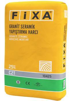 Fixa Granit Seramik Yapıştırma Harcı Gri 25 kg