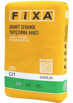 Fixa Granit Seramik Yapıştırma Harcı (Beyaz) 25 kg
