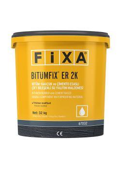 Fixa BİTÜMFİX ER 2K Bitüm Kauçuk ve Çimento Esaslı Çift Bileşenli Su Yalıtım Malzemesi 32 kg Set