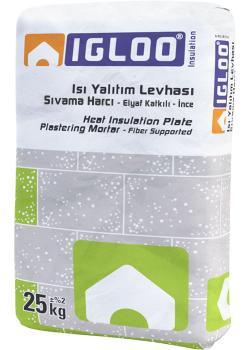 Fixa IGLOO Isı Yalıtım Levhası Sıvama Harcı – Elyaf Katkılı (İnce) 25 kg