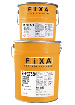 Fixa REPOX 520 Tekstürlü Solventsiz Epoksi Zemin Kaplama 25 kg Set