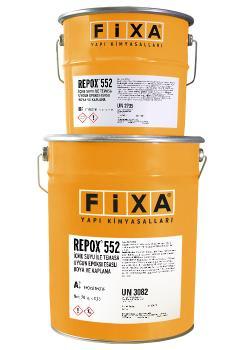 Fixa REPOX 552 İçme Suyu ile Temasa Uygun Epoksi Esaslı Boya ve Kaplama 25 kg Set