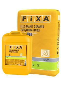 Fixa FLEX Granit Seramik Yapıştırma Harcı (Çift Bileşenli) 25 kg + 6 kg Set