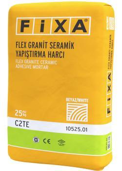 Fixa FLEX Granit Seramik Yapıştırma Harcı (Beyaz) 25 kg