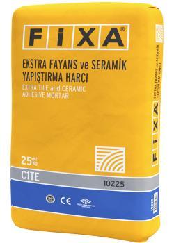 Fixa Ekstra Fayans ve Seramik Yapıştırma Harcı Gri 25 kg