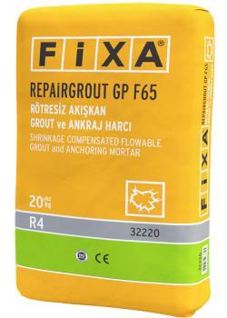 Fixa REPAİRGROUT GP F65 Rötresiz Akışkan Grout ve Ankraj Harcı 20 kg