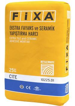 Fixa Ekstra Fayans ve Seramik Yapıştırma Harcı (Beyaz) 25 kg