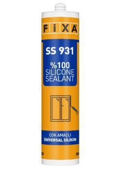 Fixa SS 931 Üniversal Silikon (%100 Silikon) Beyaz 300 ml