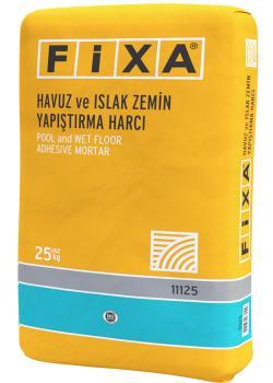 Fixa Havuz ve Islak Zemin Yapıştırma Harcı Gri 25 kg