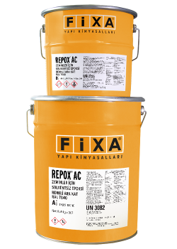 Fixa REPOX AC Zeminler için Solventsiz Epoksi Renkli Ara Kat 25 kg Set