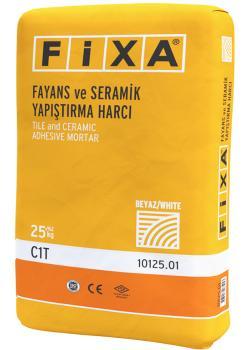 Fixa Fayans ve Seramik Yapıştırma Harcı (Beyaz) 25 kg