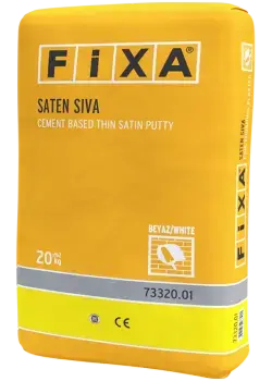 Fixa Saten Sıva (Beyaz) 20 kg