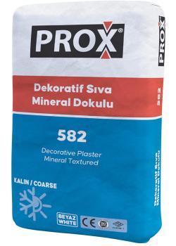 Fixa PROX 582 Dekoratif Sıva Mineral Dokulu Beyaz (Kalın) 25 kg