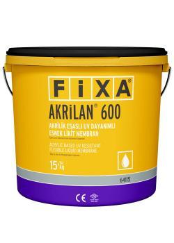 Fixa AKRİLAN 600 Akrilik Esaslı UV Dayanımlı Esnek Likit Membran Beyaz 5 kg