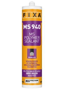 Fixa POLYMERA MS 940 MS Polimer Esaslı Derz Dolgu Mastiği (HM) Koyu Kahve 600 ml