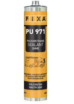 Fixa PU 971 Yüksek Modüllü Poliüretan Mastik (HM) Siyah 280 ml