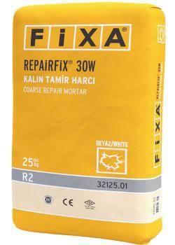 Fixa REPAİRFİX 30W Kalın Tamir Harcı (Beyaz) 25 kg