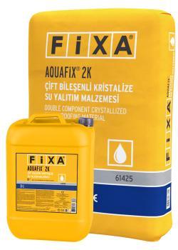 Fixa AQUAFİX 2K Çift Bileşenli Kristalize Su Yalıtım Malzemesi 25 kg + 3 kg Set