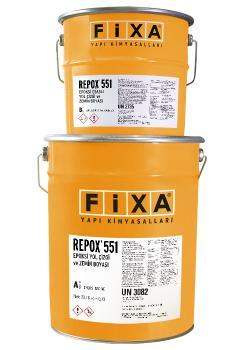 Fixa REPOX 551 Epoksi Esaslı Yol Çizgi ve Zemin Boyası 25 kg Set