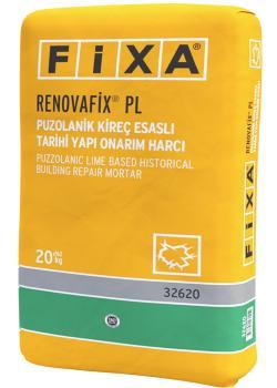 Fixa RENOVAFİX PL Puzolanik Kireç Esaslı Tarihi Yapı Onarım Harcı 20 kg