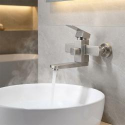 Fleko Stell Banyo Bataryası Inox uygulama örneği