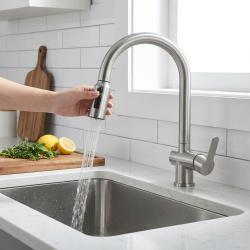 Fleko Riva Scala Spiralli Arıtmalı Mutfak Bataryası Krom uygulama örneği