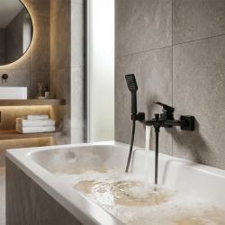 Fleko Levi Banyo Bataryası Siyah uygulama örneği