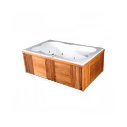 Formina Paloma Mini SPA Havuzu — İroko Ahşap - Ön Panel