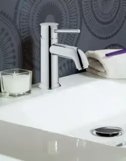 GROHE BauClassic Tek kumandalı lavabo bataryası Krom 23162000 uygulama örneği