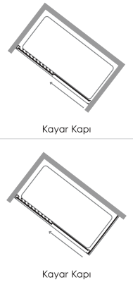 Hüppe Classics-V2 Polistren KY C K1S1 T Ön Cephe Duşakabin uygulama örneği