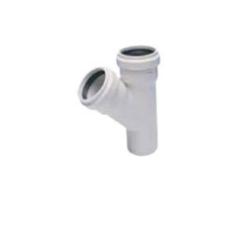 Kalde PVC-U Tek Çatal 45° Ø160x160 mm