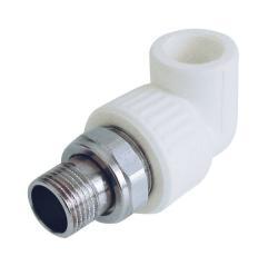 Kalde PP-R Oynar Başlı Radyatör Rakoru Dirsek 20 mm x 1/2"