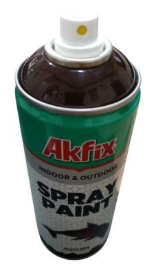 Akfix Akrilik Sprey Boya Parlak Kahve 400 ml