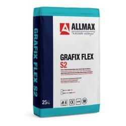 Allmax Grafix Flex S2 Granit-Seramik Yapıştırma Harcı Beyaz 25 kg