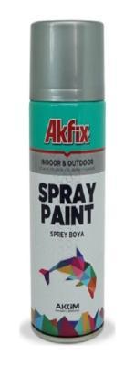 Akfix Akrilik Sprey Boya Parlak Alüminyum 400 ml