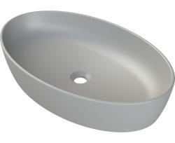 Turkuaz One Tezgah Üstü Lavabo 67x42 cm Mat Gri