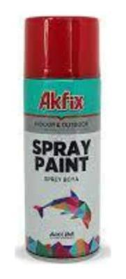 Akfix Akrilik Sprey Boya Parlak Kırmızı 400 ml