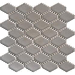 Pukka Tile Füme Clipped Diamond Mozaik