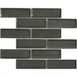 Pukka Tile Duman Grisi 2x6 Bevelled Brick Mozaik