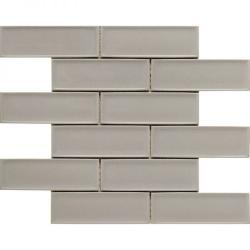 Pukka Tile Açik Bej 2x6 Bevelled Brick Mozaik