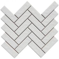 Pukka Tile Beyaz Herringbone Mozaik