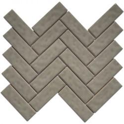 Pukka Tile Kahverengi Herringbone Mozaik