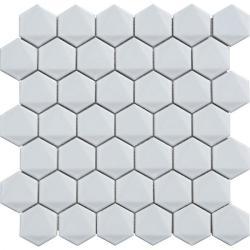 Pukka Tile Beyaz 3D Hexagon Mozaik