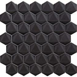 Pukka Tile Koyu Vizon 3D Hexagon Mozaik