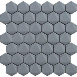 Pukka Tile Koyu Gri 3D Hexagon Mozaik