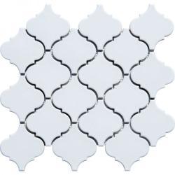 Pukka Tile Beyaz Arabesque Mozaik